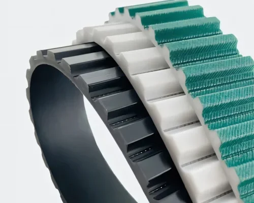 Siyah Dişli Kayış Poliüretan Çelik Telli Antistatik Timing Belt